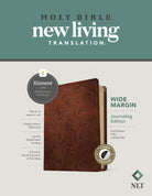 Cover image for NLT Wide Margin Bible, Filament Enabled (Leatherlike, Dark Brown Palm, Indexed, Red Letter), isbn: 9781496458988