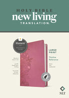 Cover image for NLT Large Print Thinline Reference Bible, Filament Enabled (Leatherlike, Peony Pink, Indexed, Red Letter), isbn: 9781496459169