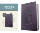 Cover image for KJV Thinline Reference Bible, Filament Enabled (Leatherlike, Floral Frame Purple, Red Letter), isbn: 9781496460455