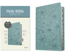 Cover image for KJV Thinline Reference Bible, Filament Enabled (Leatherlike, Floral Leaf Teal, Indexed, Red Letter), isbn: 9781496460523