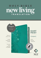 Cover image for NLT Compact Giant Print Bible, Filament Enabled (Leatherlike, Peony Rich Teal, Indexed, Red Letter), isbn: 9781496460615