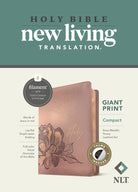 Cover image for NLT Compact Giant Print Bible, Filament Enabled (Leatherlike, Rose Metallic Peony, Indexed, Red Letter), isbn: 9781496460639