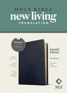 Cover image for NLT Compact Giant Print Bible, Filament Enabled (Leatherlike, Navy Blue Cross, Red Letter), isbn: 9781496460646