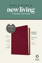 Cover image for NLT Personal Size Giant Print Bible, Filament Enabled (Leatherlike, Aurora Cranberry, Red Letter), isbn: 9781496460899
