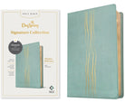 Cover image for NLT Thinline Reference Bible, Dayspring Signature Collection, Filament Enabled (Leatherlike, Sage, Red Letter), isbn: 9781496461643