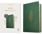 Cover image for NLT Large Print Thinline Reference Bible, Dayspring Signature Collection, Filament Enabled (Leatherlike, Evergreen, Red Letter), isbn: 9781496461650