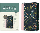 Cover image for NLT Large Print Thinline Reference Zipper Bible, Filament Enabled (Leatherlike, Meadow Navy & Pink, Red Letter), isbn: 9781496466259