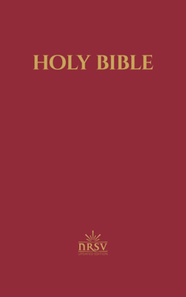 Cover image for NRSV Updated Edition Pew Bible with Apocrypha (Hardcover, Burgundy), isbn: 9781496472090
