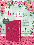 Cover image for Inspire Bible Nlt, Filament Enabled (Hardcover Leatherlike, Pink Peony), isbn: 9781496474100