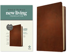 Cover image for NLT Large Print Thinline Reference Bible, Filament Enabled (Genuine Leather, Brown, Red Letter), isbn: 9781496474155