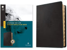 Cover image for NLT Courage for Life Study Bible for Men, Filament Enabled (Leatherlike, Onyx Lion, Indexed), isbn: 9781496475589
