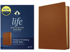 Cover image for KJV Life Application Study Bible, Third Edition (Genuine Leather, Brown, Red Letter), isbn: 9781496477347