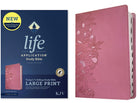 Cover image for KJV Life Application Study Bible, Third Edition, Large Print (Leatherlike, Peony Pink, Indexed, Red Letter), isbn: 9781496477453