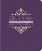 Cover image for The One Year Chronological Bible Expressions NLT (Leatherlike, Imperial Purple), isbn: 9781496477842