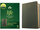 Cover image for NLT Life Application Study Bible, Third Edition (Genuine Leather, Olive Green, Red Letter), isbn: 9781496479006