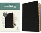 Cover image for NLT Thinline Center-Column Reference Bible, Filament Enabled (Genuine Leather, Black, Indexed, Red Letter), isbn: 9781496479099
