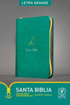 Cover image for Santa Biblia Ntv, Ediciï¿½n Zï¿½per Con Referencias, Letra Grande (Sentipiel, Turquesa, ï¿½ndice), isbn: 9781496481009