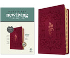 Cover image for NLT Giant Print Bible, Filament Enabled (Leatherlike, Cranberry Flourish, Indexed, Red Letter), isbn: 9781496482303