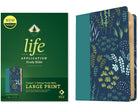 Cover image for NLT Life Application Study Bible, Third Edition, Large Print (Leatherlike, Meadow Teal, Red Letter), isbn: 9781496483065