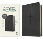 Cover image for NLT Premium Value Thinline Bible, Filament Enabled (Leatherlike, Trinity Cross Black), isbn: 9781496484772