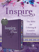 Cover image for Inspire Praise Bible Nlt, Filament Enabled (Hardcover Leatherlike, Purple), isbn: 9781496487865