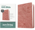 Cover image for Premium Gift Bible Nlt, Filament Enabled (Leatherlike, Dusty Pink Petals, Red Letter), isbn: 9781496489821