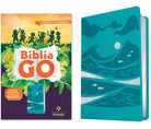 Cover image for Biblia Go Para Niños Ntv (Sentipiel, Verde Azulado), isbn: 9781496490537