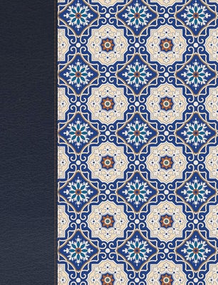 Cover image for Rvr 1960 Biblia de Apuntes Edición Letra Grande, Piel Fabricada Y Mosaico Crema Y Azul, isbn: 9781535902199