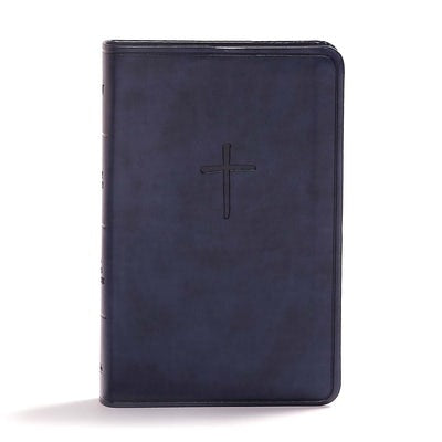 Cover image for CSB Compact Bible, Value Edition, Navy Leathertouch, isbn: 9781535905725