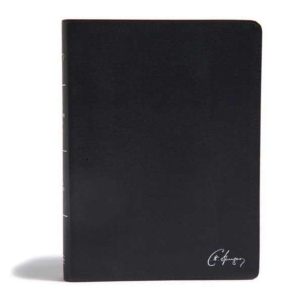 Cover image for KJV Spurgeon Study Bible, Black Genuine Leather, isbn: 9781535925563
