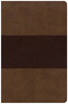Cover image for KJV Large Print Personal Size Reference Bible, Saddle Brown Leathertouch, isbn: 9781535935593