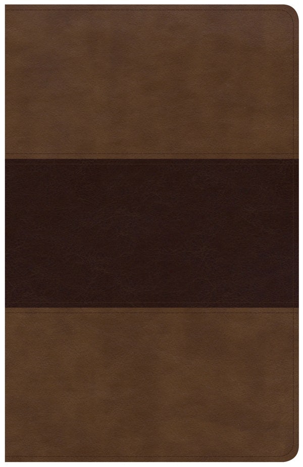 Cover image for KJV Large Print Personal Size Reference Bible, Saddle Brown Leathertouch, isbn: 9781535935593