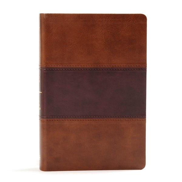 Cover image for KJV Large Print Personal Size Reference Bible, Saddle Brown Leathertouch Indexed, isbn: 9781535935609