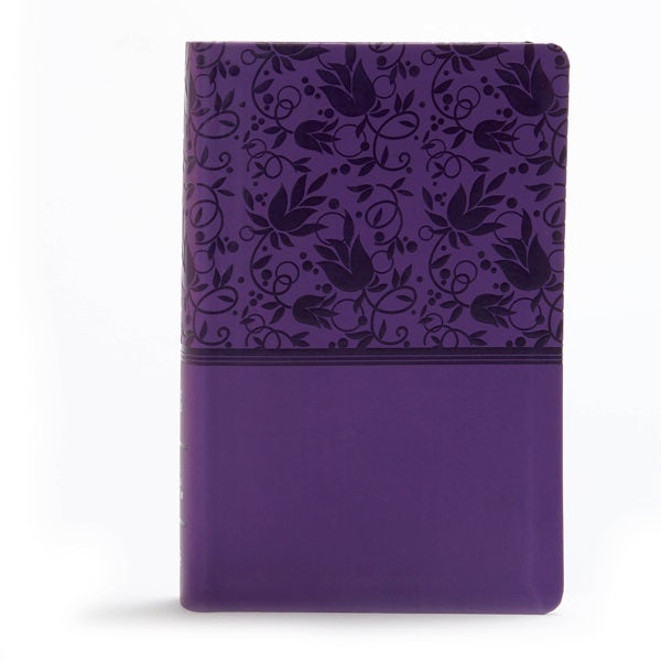 Cover image for KJV Large Print Personal Size Reference Bible, Purple Leathertouch, isbn: 9781535935630