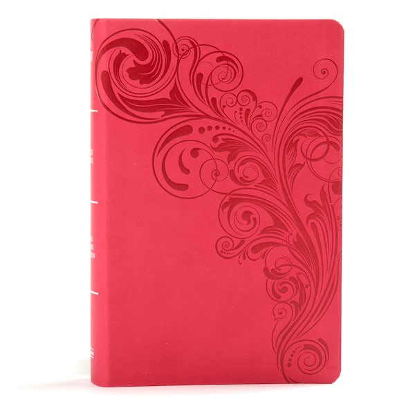 Cover image for KJV Large Print Personal Size Reference Bible, Pink Leathertouch, isbn: 9781535935654