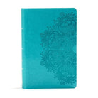 Cover image for KJV Large Print Personal Size Reference Bible, Teal Leathertouch Indexed, isbn: 9781535935685