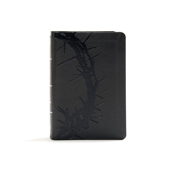 Cover image for KJV Large Print Compact Reference Bible, Charcoal Leathertouch, isbn: 9781535935760