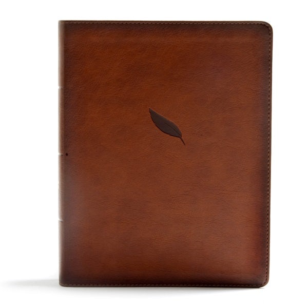 Cover image for CSB Legacy Notetaking Bible, Tan Leathertouch, isbn: 9781535948692