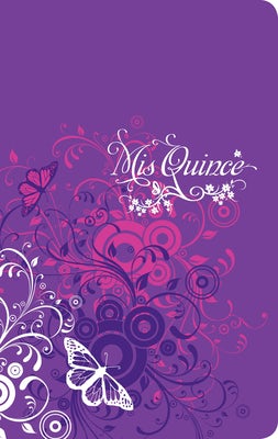 Cover image for Rvr 1960 Biblia MIS Quince, Amatista Con Mariposas Símil Piel, isbn: 9781535950930