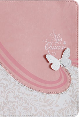 Cover image for Rvr 1960 Biblia MIS Quince, Rosa Y Blanco Símil Piel, isbn: 9781535950947