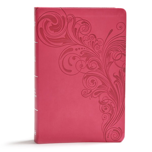 Cover image for KJV Giant Print Reference Bible, Pink Leathertouch, Indexed, isbn: 9781535954075