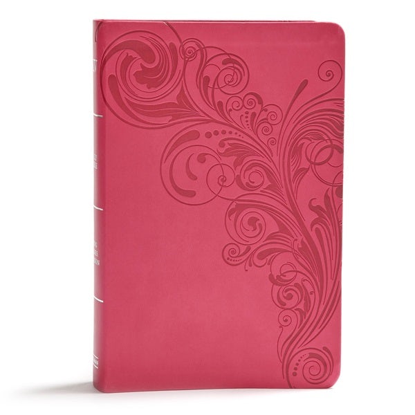 Cover image for KJV Giant Print Reference Bible, Pink Leathertouch, Indexed, isbn: 9781535954075