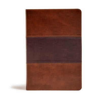 Cover image for KJV Giant Print Reference Bible, Saddle Brown Leathertouch, Indexed, isbn: 9781535954488