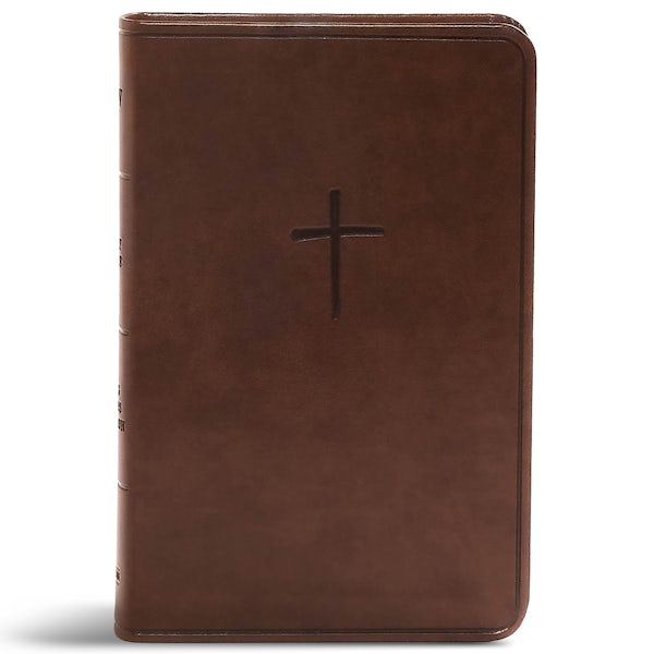 Cover image for KJV Compact Bible, Value Edition, Brown Leathertouch, isbn: 9781535956826