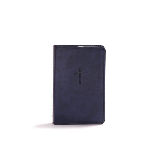 Cover image for KJV Compact Bible, Value Edition, Navy Leathertouch, isbn: 9781535956833
