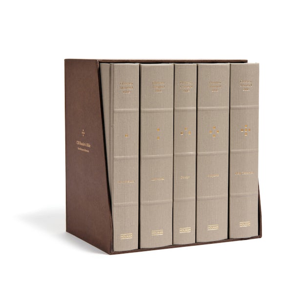Cover image for CSB Reader's Bible, Cloth Over Board, Five-Volume Collection, isbn: 9781535965804