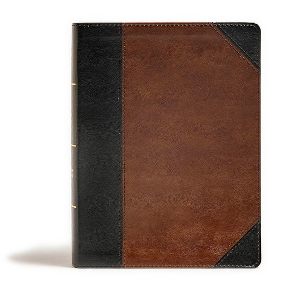 Cover image for CSB Tony Evans Study Bible, Black/Brown Leathertouch, Indexed, isbn: 9781535971140