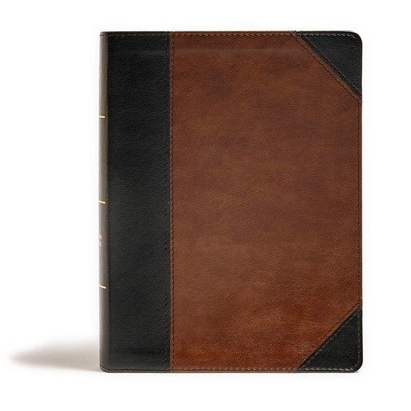 Cover image for CSB Tony Evans Study Bible, Black/Brown Leathertouch, Indexed, isbn: 9781535971140