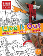 Cover image for Live It Out Bible Story Coloring Book, isbn: 9781535972567