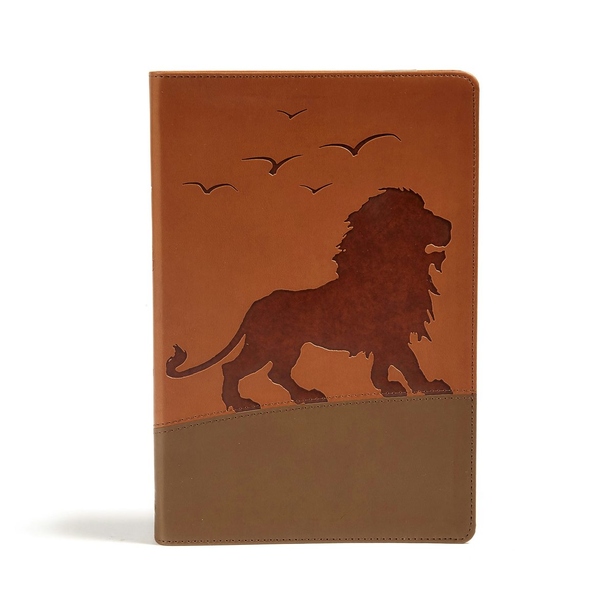 Cover image for KJV One Big Story Bible, Brown Lion Leathertouch, isbn: 9781535990639